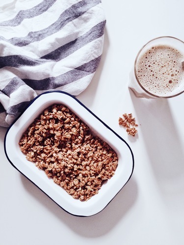 Capuccino y cereales