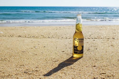 Cerveja na praia