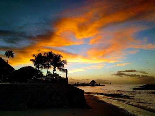 Stranden i Bel Ombre, Seychellerna