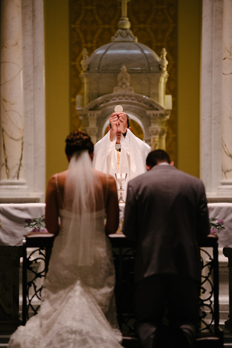 Bénir la mariée et le marié