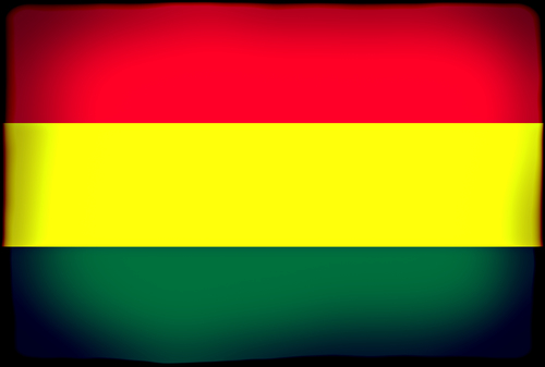 Vlag van Bolivia illustratie
