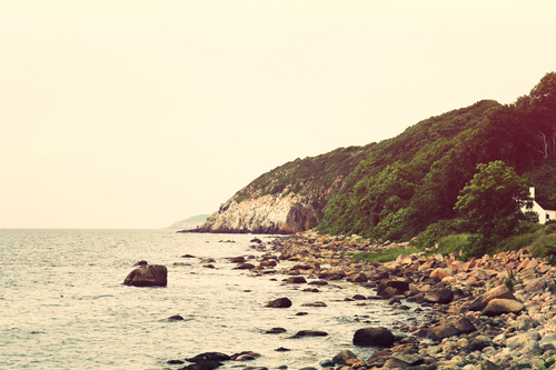 Bornholm cliff obrázek