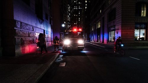 Boston brandweerwagen afbeelding