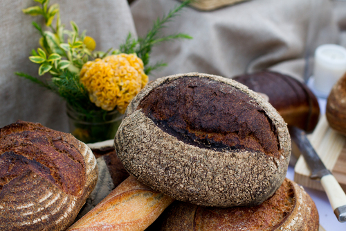 Pile of bread