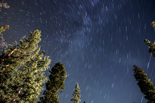 Starry night in Breckenridge, United States