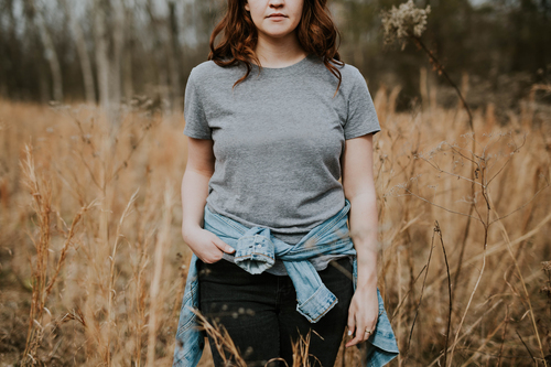 Girl in field