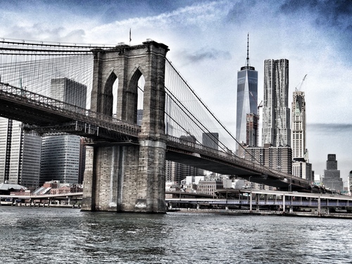 Brooklyn Bridge, New York, Verenigde Staten