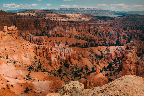 Vista na garganta de Bryce, Estados Unidos