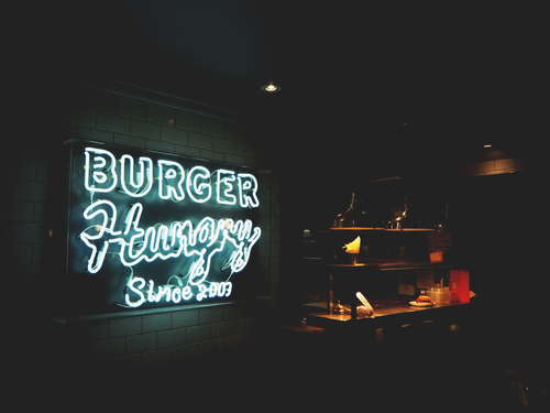 Burger místo