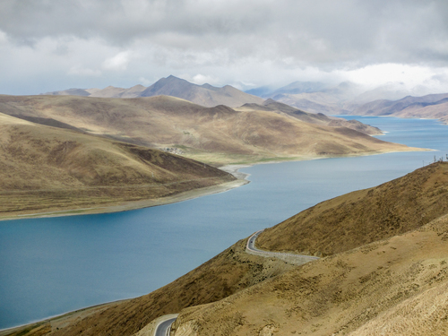 Kalm Tibetaanse rivier