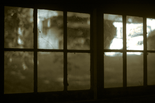 Smutsig Fönstren syn