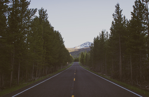 Empty road