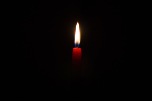 Hořící svíčka