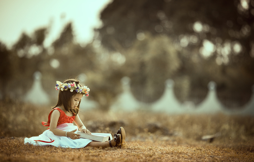 Girl with halo