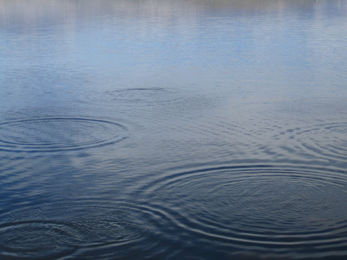 Circles on water