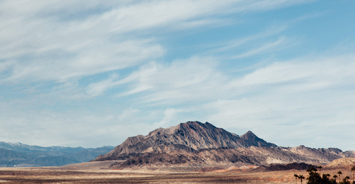Hill in desert
