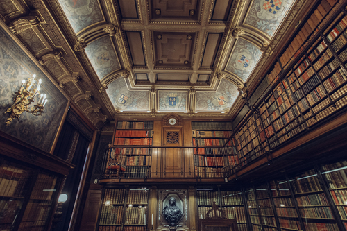 Studio di biblioteca di Chantilly