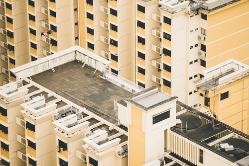 Terraço do edifício