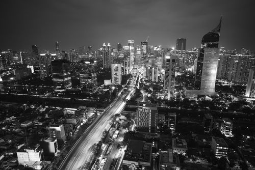 Orasul de activitate în Jakarta
