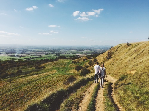 Couple in Cleeve Hill, UK