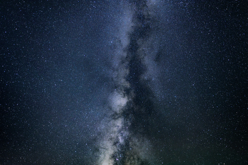 Bright night sky