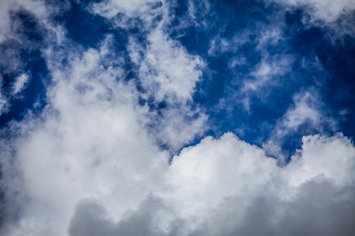 Wolken in de hemel