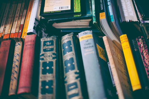 Boeken op de planken