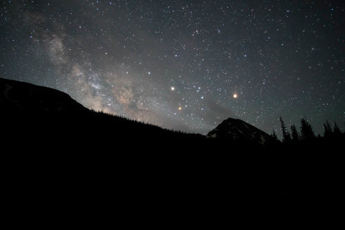 Colorado üzerinde yıldızlı gökyüzü, Amerika Birleşik Devletleri