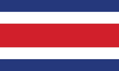 Vlag van Costa Rica Republiek