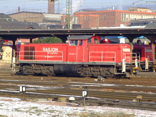Vracht trein door Duits bedrijf