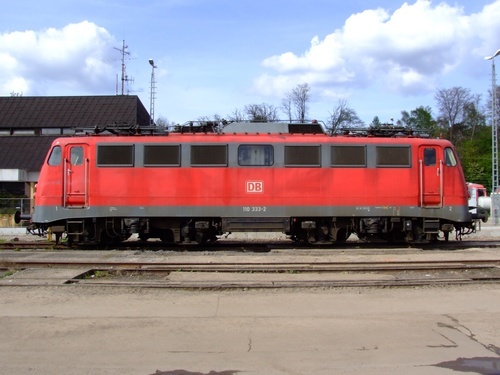 Deutsche Bahn locomotive, tapez 110