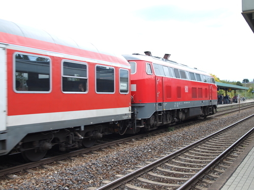 Diesel locomotive Deutsche Bahn, class 218