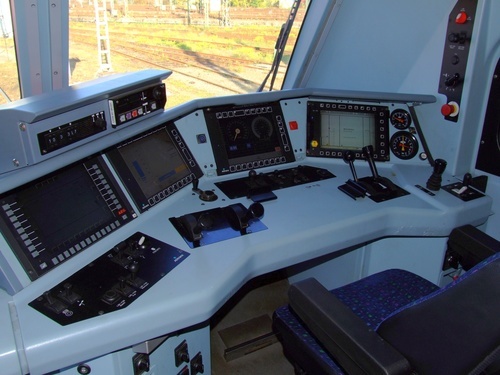 Train control panel