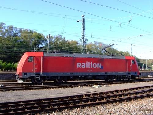 Deutsche Bahn locomotive for goods services