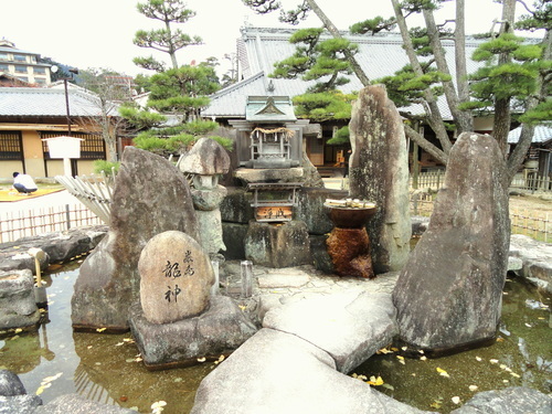Daiganji heiligdom van de tempel in Miyajima