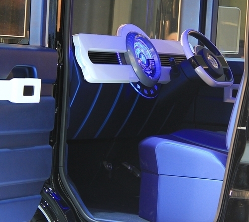 Interior de carrinha de Daihatsu Deca Deca