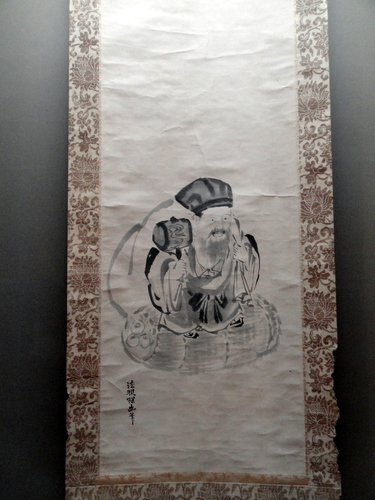 Daikoku målning av japanska gudom
