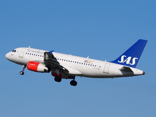 Scandinavian airlines vliegtuig