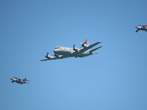 Airshow met gevechtsvliegtuigen