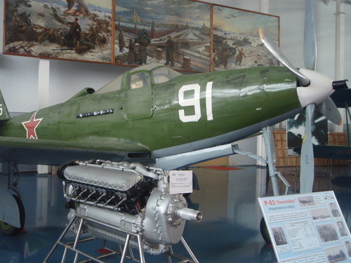 Flygplan P-63 i Monino