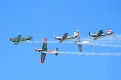 Aviones acrobáticos