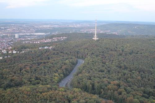 Panoramatický pohled Stuttgart