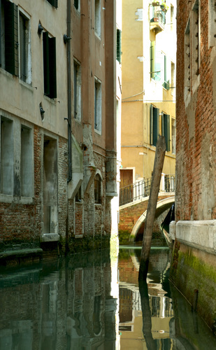 Grachten in Venetië Italië