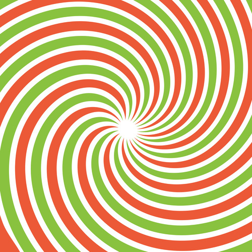 red swirl background