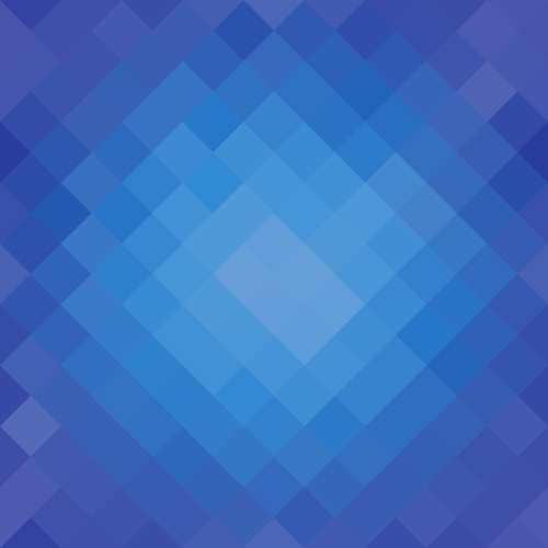 Pixels azuis