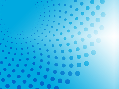 Gradient blue background with dots
