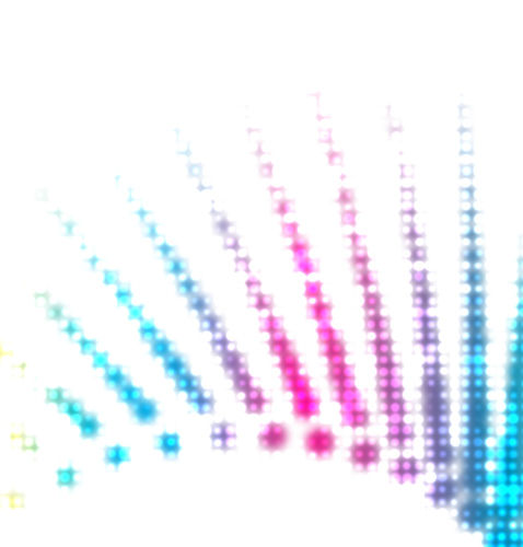 Blurry colorful dots