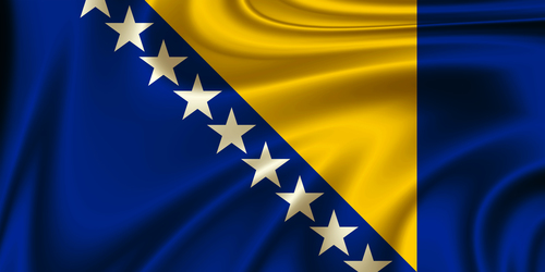 Bandeira da Bósnia e Herzegovina