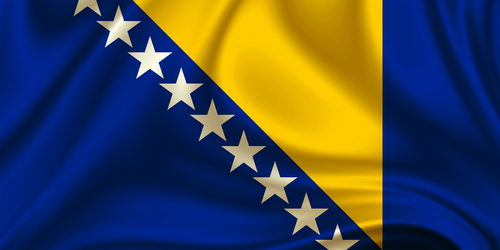 Vlag van BosniÃ« en Herzegovina