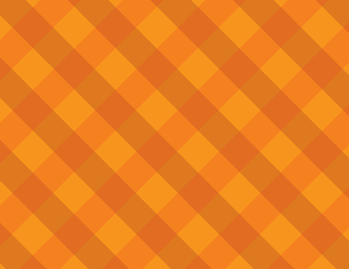 Checkered orange color